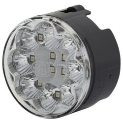 Lampa tylna zespolona LED okrągła 12V biała przykręcana Ø 66 mm 12 szt LED Hella Hella 2SB009001401 - dilagro.pl - 1