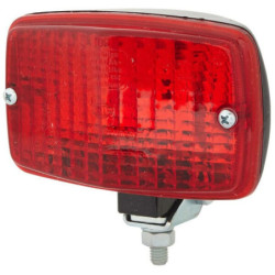 Lampa tylna przeciwmgielna prostokątna 12V przykręcana 124x69x74 mm przyłącze płaskie Hella Hella 2NE002985001 - dilagro.pl - 1