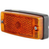 Lampa obrysowa 5W prostokątna 12-24V pomarańczowa przykręcana 124x43x61 5 mm Hella Hella 2PS004361001 - dilagro.pl - 1