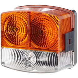 Lampa kierunkowskazu i postoju prawa kwadratowa 21-10W 12V przykręcana 95x54 5x90 mm Hella Hella 2BE002776261 - dilagro.pl - 1