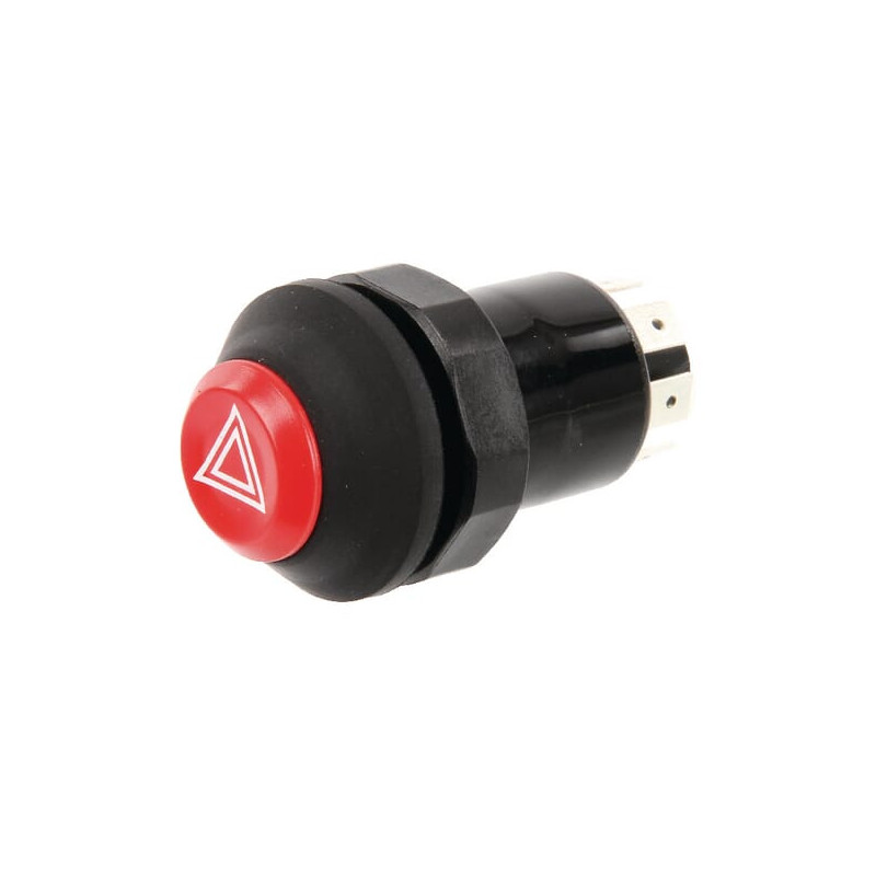 Przełącznik przyciskowy świateł awaryjnych okrągły czerwony Pneutron 11100100PN - dilagro.pl - 1