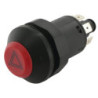 Przełącznik przyciskowy świateł awaryjnych okrągły czerwony Pneutron 11100080PN - dilagro.pl - 1