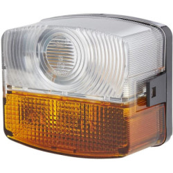 Lampa kierunkowskazu i postoju prawa kwadratowa 21W 12V przykręcana 85x54x95 mm Hella Hella 2BE003182101 - dilagro.pl - 1