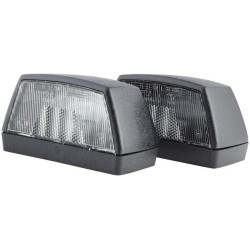 Lampa oświetlania tablicy rejestracyjnej 10W prostokątna przykręcana 12-24V Hella Hella 2KA003389061 - dilagro.pl - 1