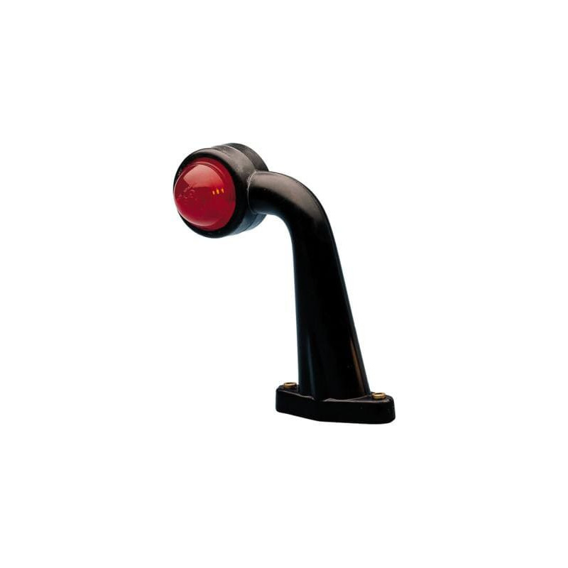 Lampa obrysowa 5W 12V czerwona-biała przykręcana Hella Hella 2XS950071031 - dilagro.pl - 1