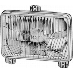 Element optyczny reflektora prostokątny 12-24V Hella Hella 1AB006277127 - dilagro.pl - 1