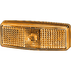 Lampa obrysowa 5W prostokątna 12-24V pomarańczowa przykręcana 110x25x40 mm Hella Hella 2PS006717031 - dilagro.pl - 1