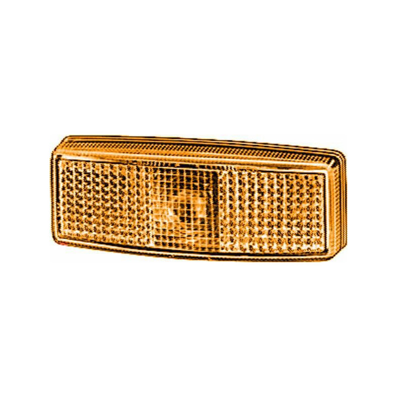 Lampa obrysowa 5W prostokątna 12-24V pomarańczowa przykręcana 110x25x40 mm Hella Hella 2PS006717031 - dilagro.pl - 1