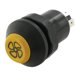 Przełącznik przyciskowy wentylatora okrągły żółty Pneutron 11130560PN - dilagro.pl - 1