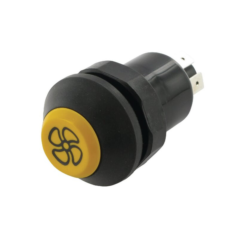 Przełącznik przyciskowy wentylatora okrągły żółty Pneutron 11130560PN - dilagro.pl - 1