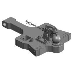 Płyta nośna zaczepu K80 MF Dyna-6 7719-7726 (+165 mm) Scharmüller 009603221A11 - dilagro.pl - 1