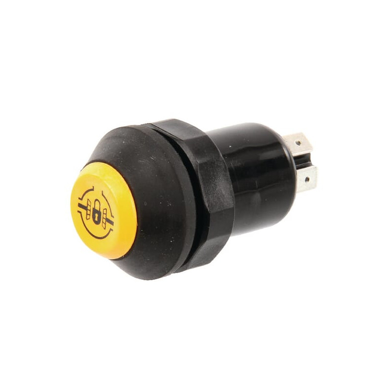 Przełącznik przyciskowy blokada mechanizmu różnicowego okrągły żółty Pneutron 11245270PN - dilagro.pl - 1