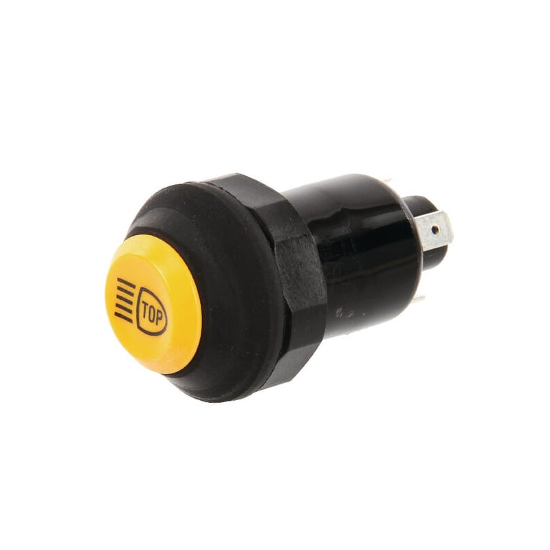 Przełącznik przyciskowy lamp górnych kabinowych okrągły żółty Pneutron 11130300PN - dilagro.pl - 1