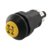 Przełącznik przyciskowy napędu na cztery koła okrągły żółty Pneutron 11175080PN - dilagro.pl - 1