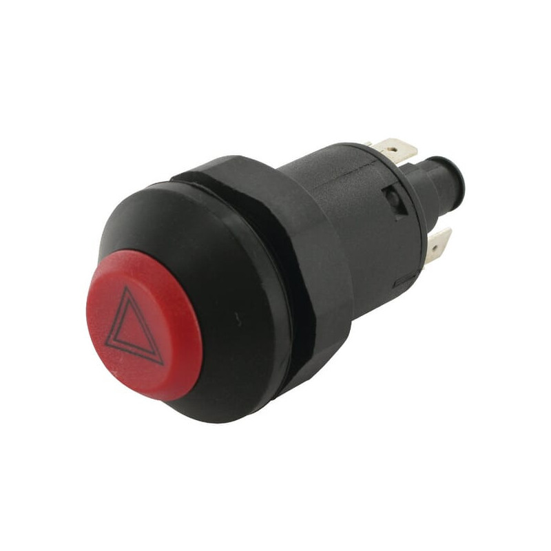 Przełącznik przyciskowy świateł awaryjnych okrągły czerwony Pneutron 11105130PN - dilagro.pl - 1