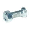 Śruba płużna 2-noskowa z łbem owalnym M12 x 35 mm z nakrętką Kramp 1235COP025 - dilagro.pl - 1
