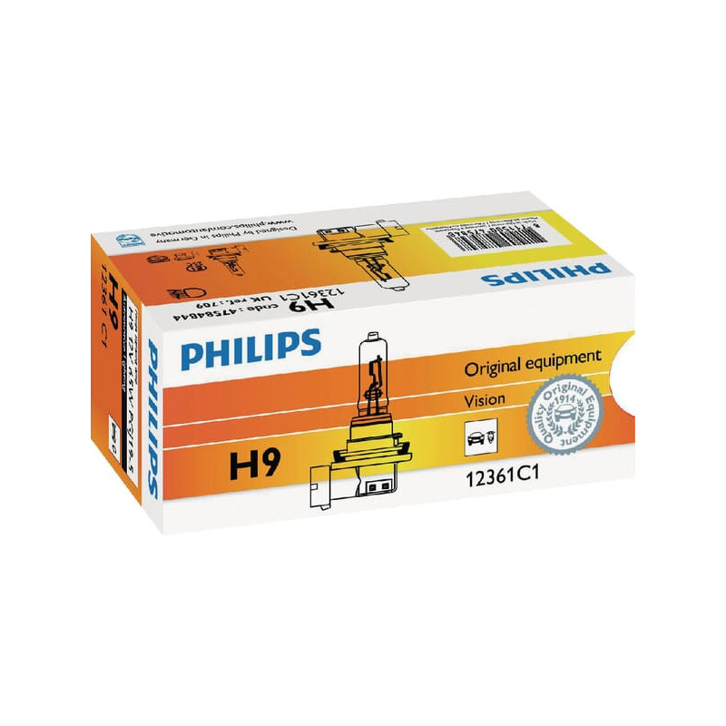 Żarówka halogenowa H9 12V 65W PGJ19-5 Philips Philips GL12361 - dilagro.pl - 1