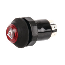 Przełącznik przyciskowy świateł awaryjnych okrągły czerwony Pneutron 11100090PN - 1 - dilagro.pl