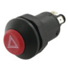 Przełącznik przyciskowy świateł awaryjnych okrągły czerwony Pneutron 11105020PN - 1 - dilagro.pl