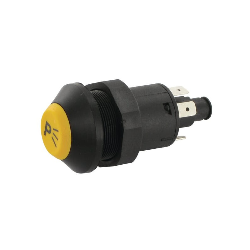 Przełącznik przyciskowy świateł postojowych okrągły żółty Pneutron 11130030PN - 1 - dilagro.pl