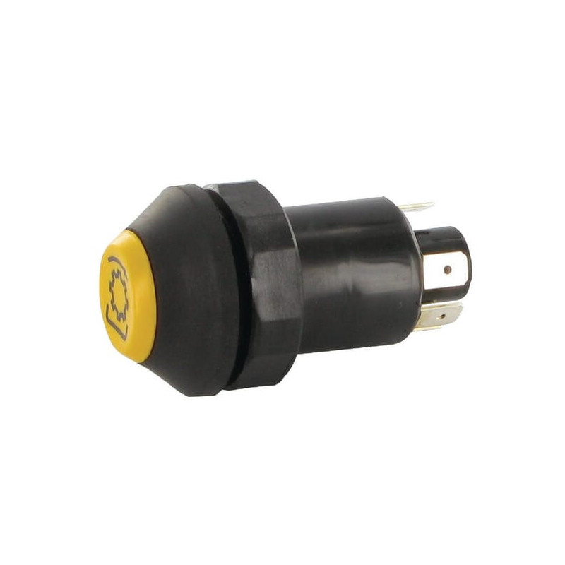 Przełącznik przyciskowy wału WOM okrągły żółty Pneutron 11110370PN - 1 - dilagro.pl