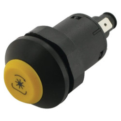 Przełącznik przyciskowy wału WOM okrągły żółty Pneutron 11210490PN - 1 - dilagro.pl