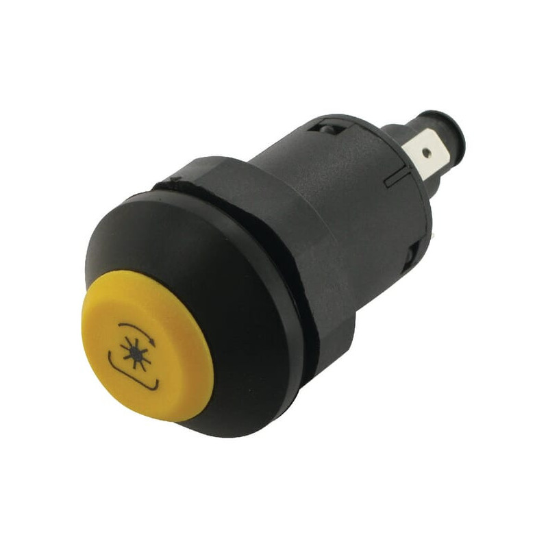 Przełącznik przyciskowy wału WOM okrągły żółty Pneutron 11210490PN - 1 - dilagro.pl