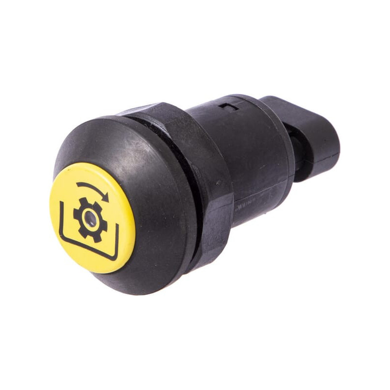 Przełącznik przyciskowy wału WOM okrągły żółty Pneutron 11912002PN - 1 - dilagro.pl