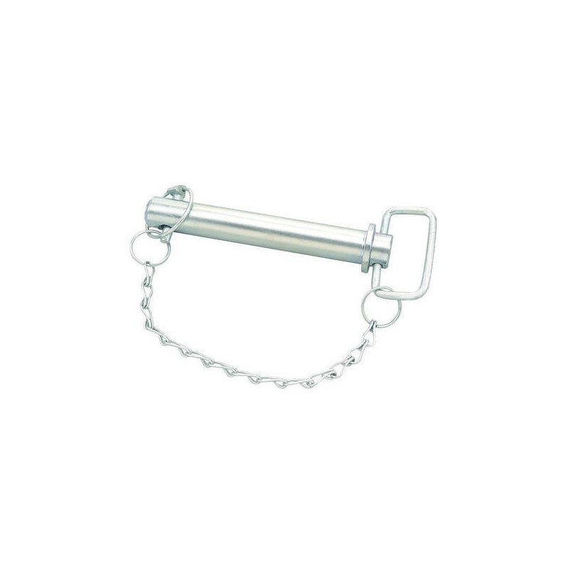 Sworzeń zaczepu z łańcuszkiem i zawleczką 19 x 125 mm - dilagro.pl - 1