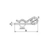 Zawleczka sprężysta DIN11024 5x112mm  50szt