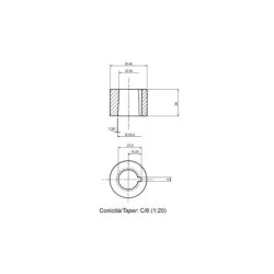 Kierownica 435x122mm C6 traktor