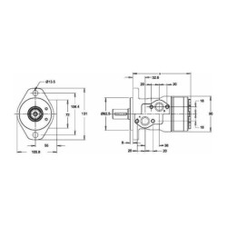 Silnik hydrauliczny OMP315