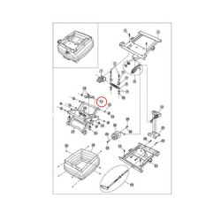 Amortyzator do fotela  pneumatycznego MOL550