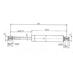 Amortyzator do fotela