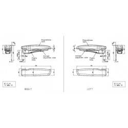 Podłokietniki do siedzeń Ama SEAT