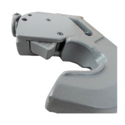 Hak do wspawania  kat. 2S nowym z zabezpieczeniem - zastosowanie do 100 KM (75KW)