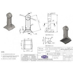  szerokość ostrza 60 mm