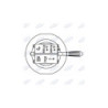 Stopa podporowa  80x80mm 5440kg dwubiegowa SIMOL DG706W-