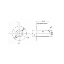 Kołnierzowa osłonka wałka WOM