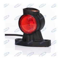 Lampa prawa obrysowa biało-pomaraczowo-czerwona LED 12-36V - dilagro.pl - 1