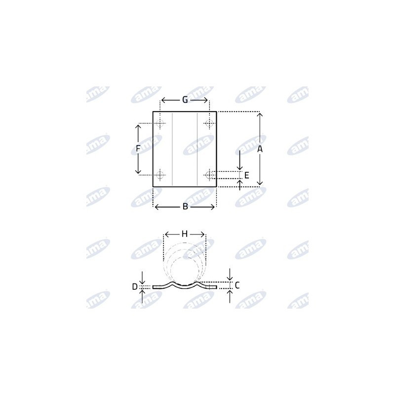 Płyta mocująca stopy podporowej 135x160  F1 - dilagro.pl - 1