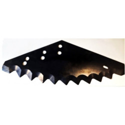 Nóż do paszowozu Storti 455x190x6 mm otwór 18 mm - dilagro.pl - 1