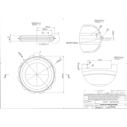 Obręcz wału podwójna 590x4x85