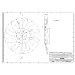 Talerz ekopielnik lewy 400 mm