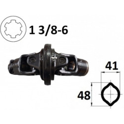 Kompletny przegub homokinetyczny na rurę 41x48 Smart Line  Black - dilagro.pl - 1