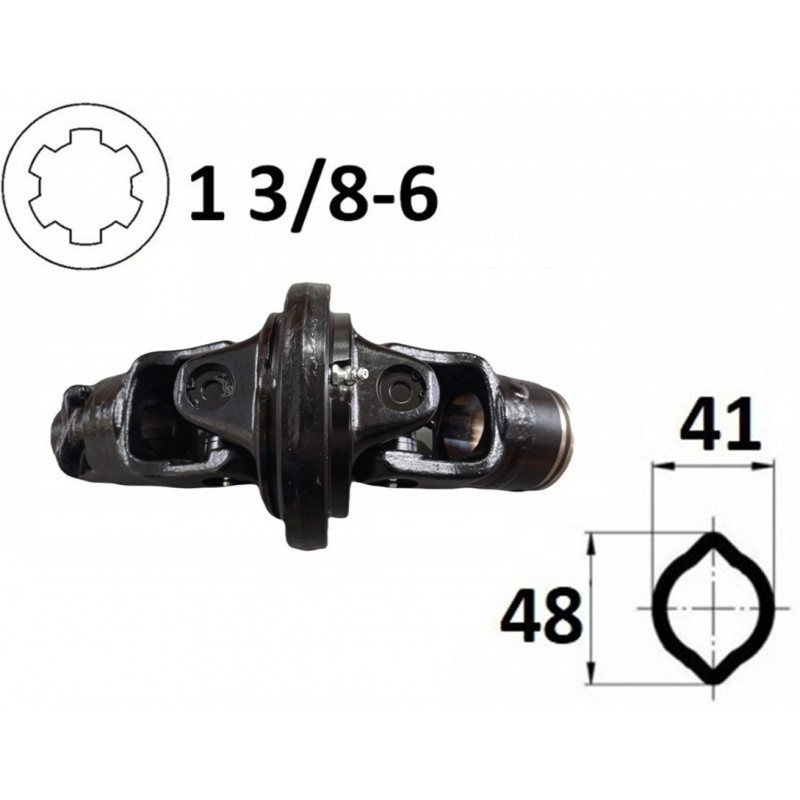 Kompletny przegub homokinetyczny na rurę 41x48 Smart Line  Black - dilagro.pl - 1