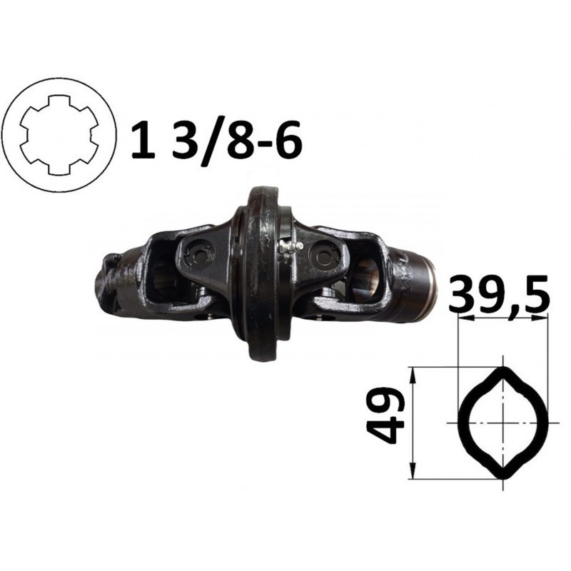 Kompletny przegub homokinetyczny na rurę 39
