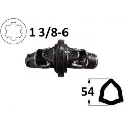 Kompletny przegub homokinetyczny na rurę 54mm na krzyżakach Della Concordia - dilagro.pl - 1