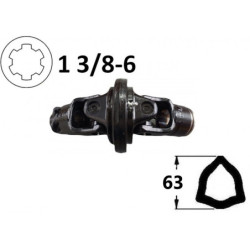 Kompletny przegub homokinetyczny na rurę 63 mm na krzyżakach Della Concordia - dilagro.pl - 1