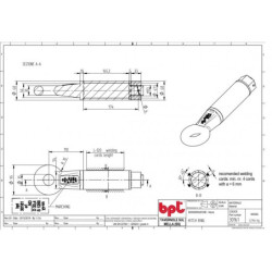 Ucho zaczepu przyczepy obracane 12-5 t - certyfikat ISO 5692-3:2011